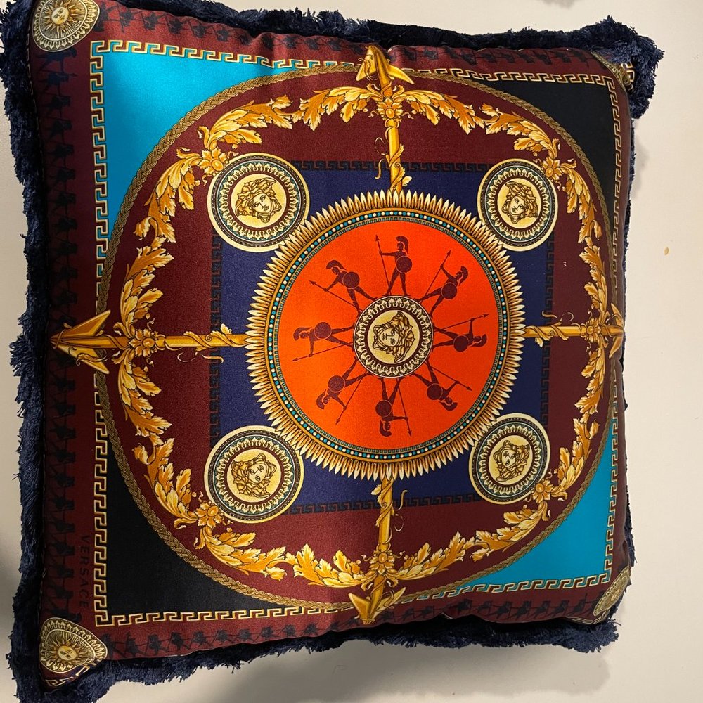 BRAND NEW Versace Satin Pillow